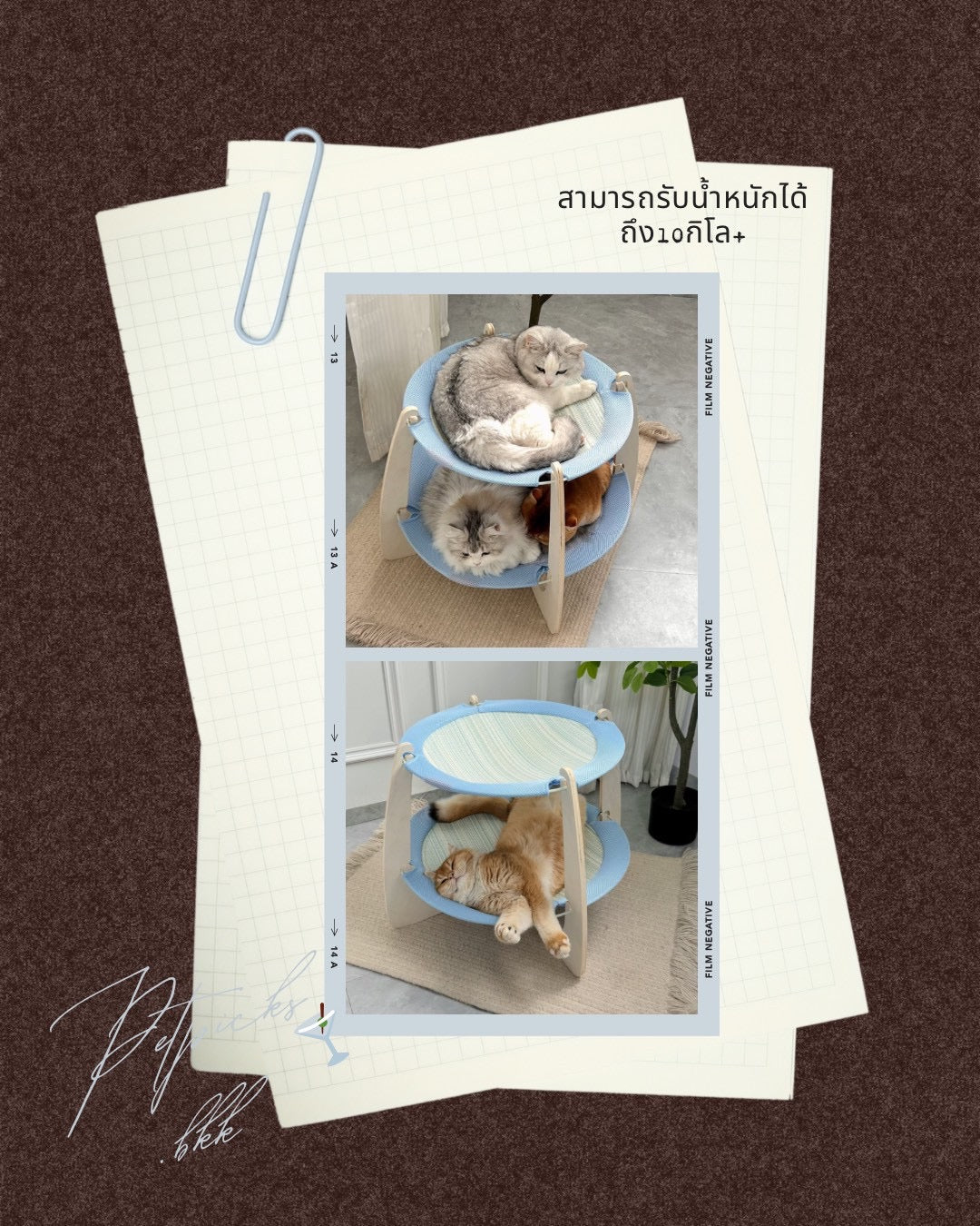 Two-Tier Cat Bed Tower