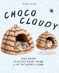 Choco Cloudy Cat Bed